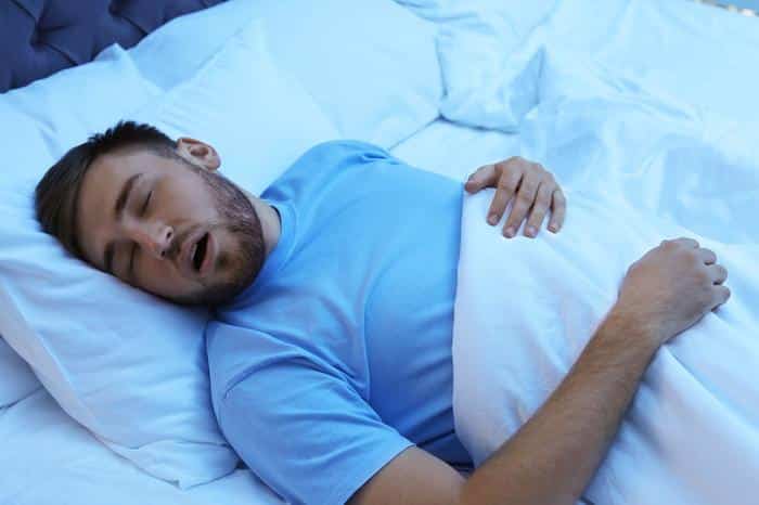 man-snoring-in-bed ENT Services in Richmond, VA